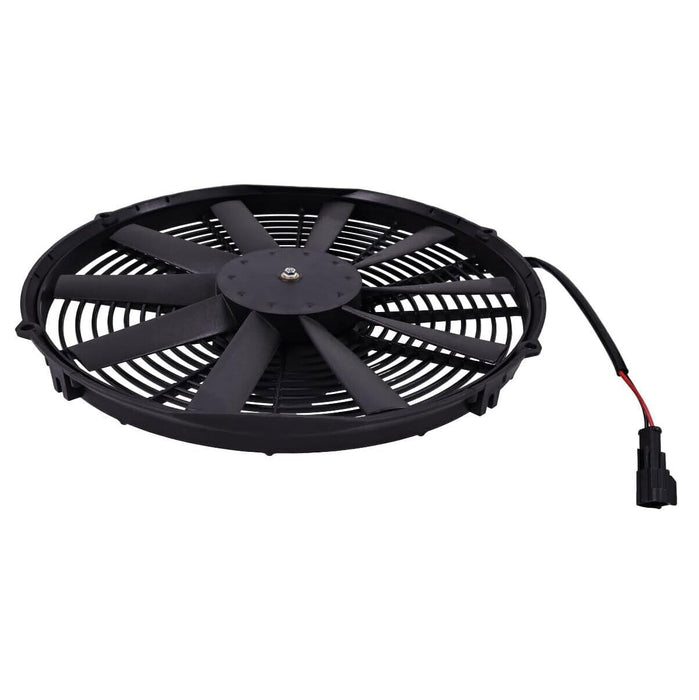DURAFORCE 12V 1274 CFM Puller Fan 30101509 with 10 14In Straight Blade