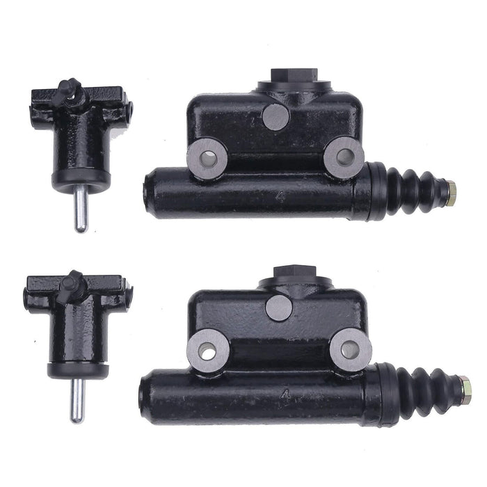 DURAFORCE 2X L25419 Brake Master & Slave Cylinder Kits Compatible with Case 430 470 480