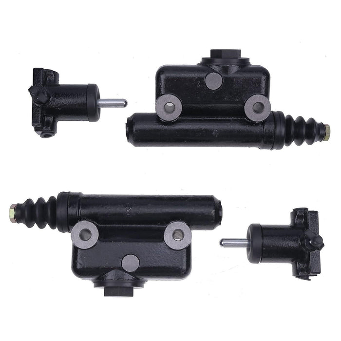 DURAFORCE 2X L25419 Brake Master & Slave Cylinder Kits Compatible with Case 430 470 480