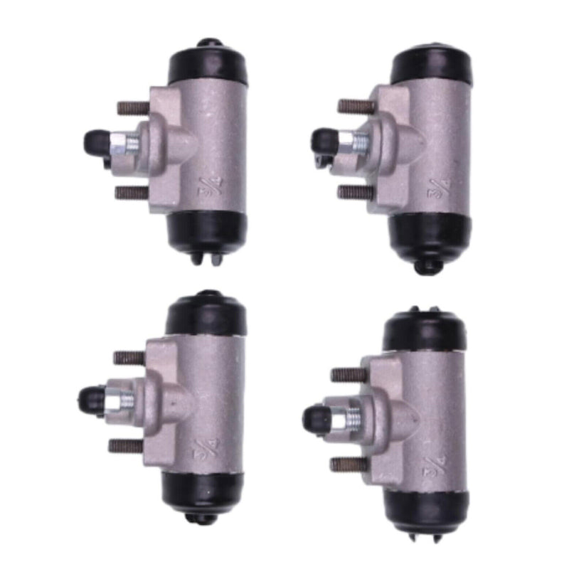 DURAFORCE 4PCS Rear Wheel Brake Cylinder 43092-1053 For Kawasaki Mule 4000 4010 3000 3010