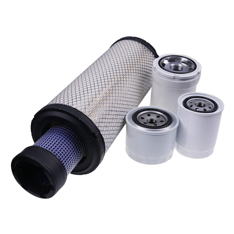 DURAFORCE Filter Kit HH1C0-32430 Compatible with Kubota SVL75-2