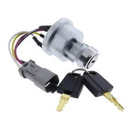 DURAFORCE New 110-7887 Ignition Switch W/Keys For Caterpillar D6T D6R 906 216B 226B 242B