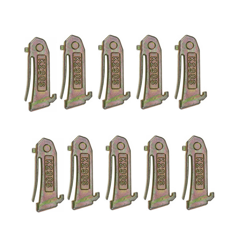 DURAFORCE New 10PCS K290S Flex Pins K290S for X290 Series Bucket Teeth and Adapters