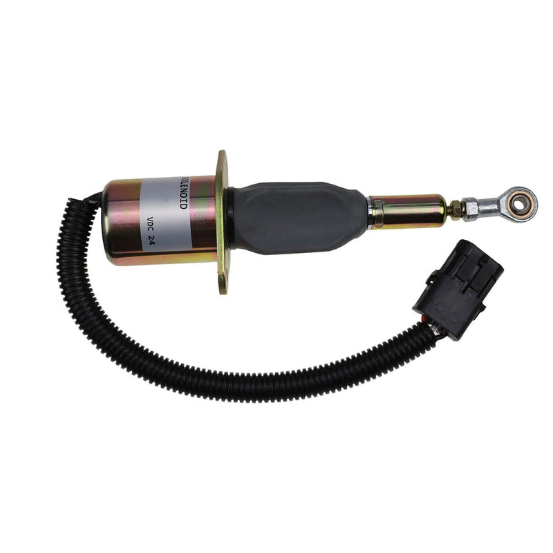 DURAFORCE Fuel Shutoff Solenoid 3964624 For Cummins 6CT 8.3L Hyundai R290 Komatsu PC360-7