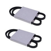 DURAFORCE 2PCS New Fan Belt 6669034 for Bobcat 751 753 763 773 S130 Skid Steer Loader