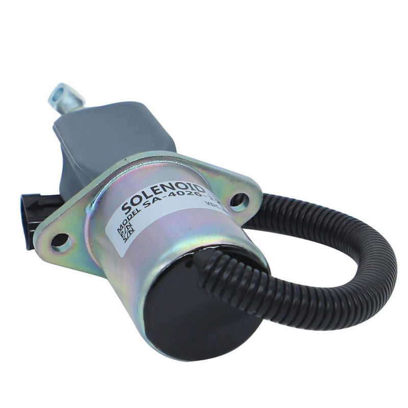 DURAFORCE 4PCS Fuel Shut Down Solenoid SA-4026-12 For Cummins 5.9L & 8.3L Diesel Engines