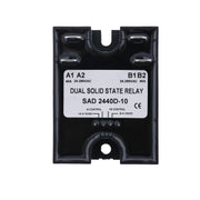 DURAFORCE New Dual Solid State Relay Turn On SSR 4-15VDC Input 280VAC 40A D2440D-10