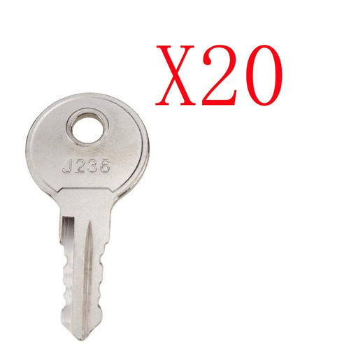 DURAFORCE Hot Sales 20PCS Door Lock Keys J236-A J236