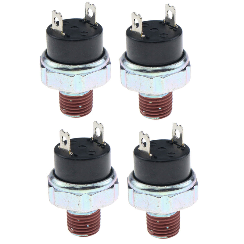 DURAFORCE 4PCS Oil Pressure Switch 0C3025 For Generac Replaced 0G6820 10 PSI 1/4-18 NC