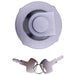 DURAFORCE 15521-00500 1552100500 New Locking Fuel Cap With 2 keys for Takeuchi Equipment
