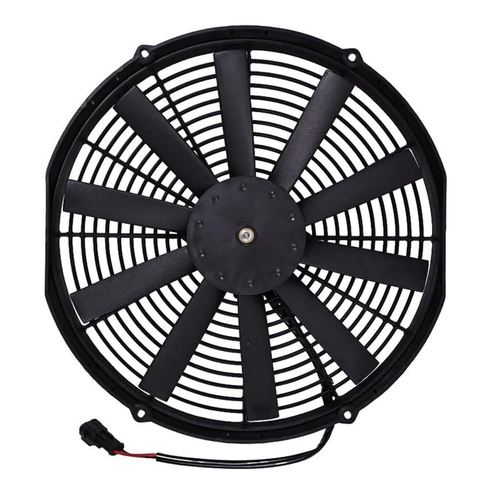 DURAFORCE 12V 1280 CFM Puller Fan 30101509 VA08-AP51/C-23A With 10 14In Straight Blade