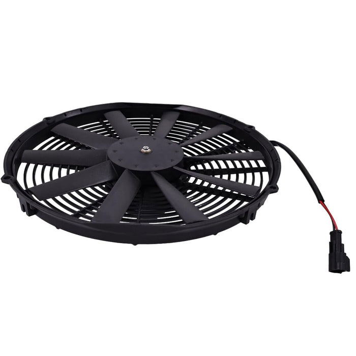 DURAFORCE 12V 1280 CFM Puller Fan 30101509 VA08-AP51/C-23A With 10 14In Straight Blade