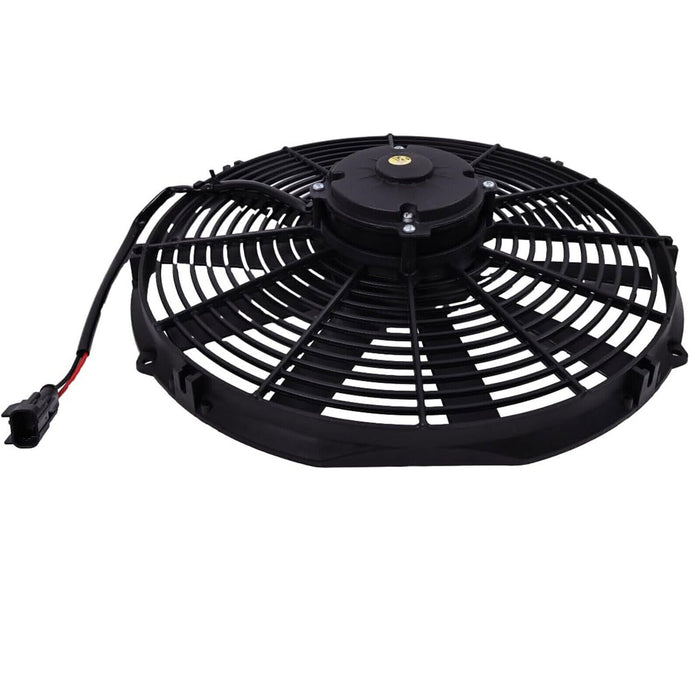 DURAFORCE 12V 1280 CFM Puller Fan 30101509 VA08-AP51/C-23A With 10 14In Straight Blade