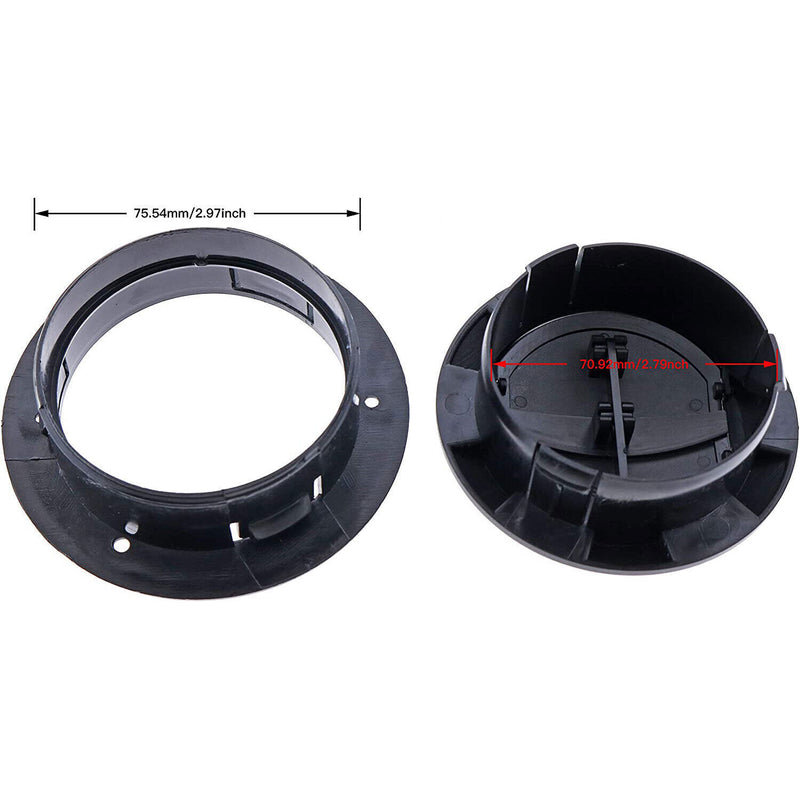 DURAFORCE 4PCS Cab Heater Vent Cover Louver 6674231 For Bobcat 753 763 773 863 873 883