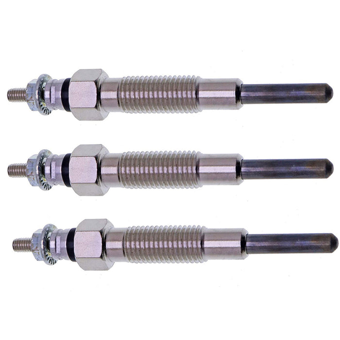 DURAFORCE 3X Glow Plug 32A66-03102 For Mitsubishi S3L S3L2 Engine Forklift Compact Tractor