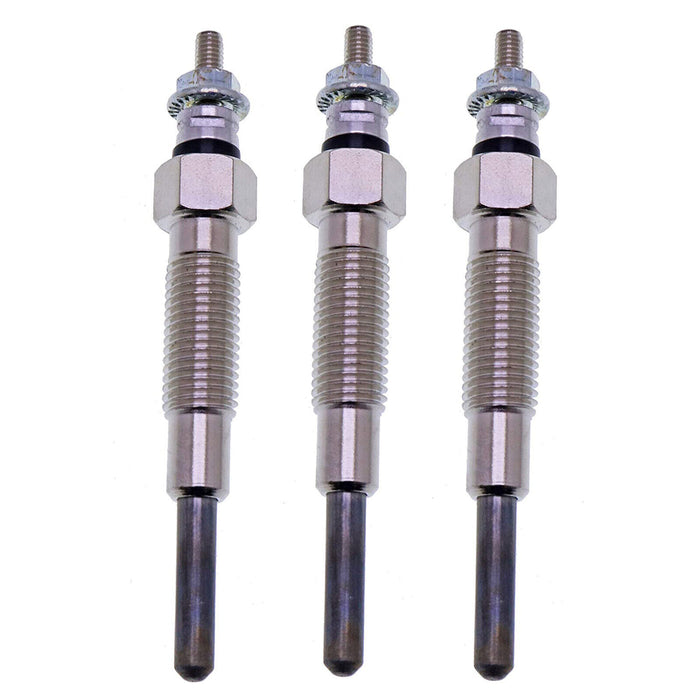 DURAFORCE 3X Glow Plug 32A66-03102 For Mitsubishi S3L S3L2 Engine Forklift Compact Tractor