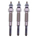 DURAFORCE 3X Glow Plug 32A66-03102 For Mitsubishi S3L S3L2 Engine Forklift Compact Tractor