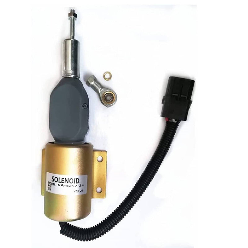 DURAFORCE Fuel Shutoff Solenoid Valve RE502474 For John Deere 4710 460D 540G 548G 640G