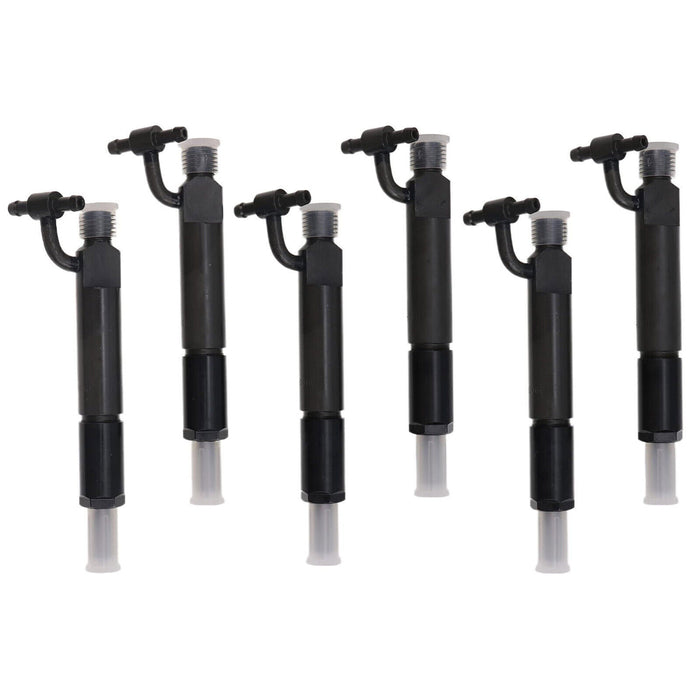 DURAFORCE 6PCS Fuel Injector 6202-13-3110 For Komatsu D20 D21 WA50 PC100 PC120 PC210 PC130