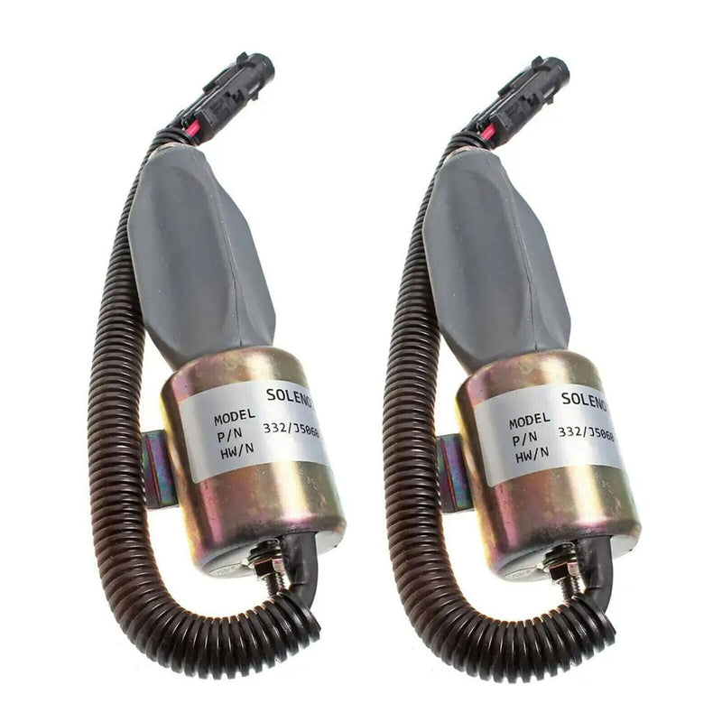 DURAFORCE New Fuel Shut Off Stop Solenoid 332/J5060 716/30091 For JCB JS330 JS180 JZ140
