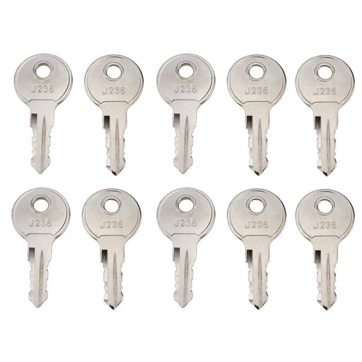 DURAFORCE Hot Sales 10PCS J236-A J236 Door Lock Keys