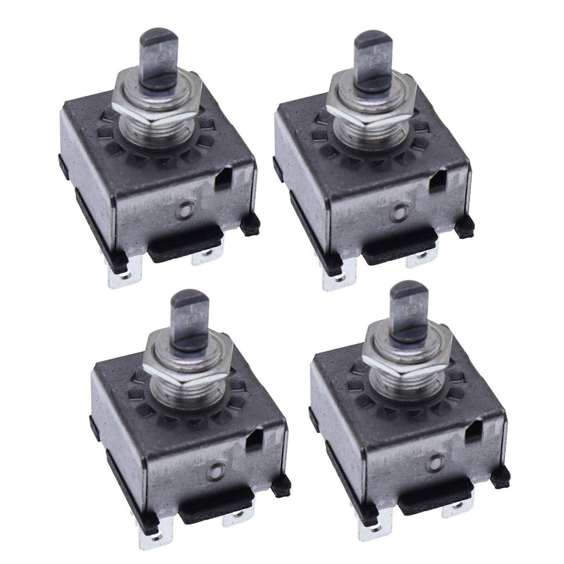 DURAFORCE 4PCS 6675176 Blower Motor Switch For Bobcat S150 S175 S185 S205 S850 320 325 753