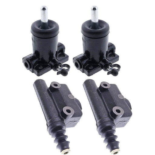 DURAFORCE 2PCS Brake Master Cylinder 127445 L25419 For Case 470 570 1530B 1737 1740