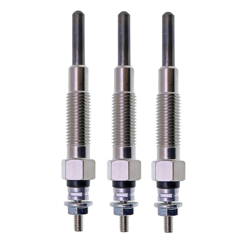 DURAFORCE 3X 32A66-03100 Glow Plug For Mitsubishi S3L S3L2 Engine Forklift Compact Tractor
