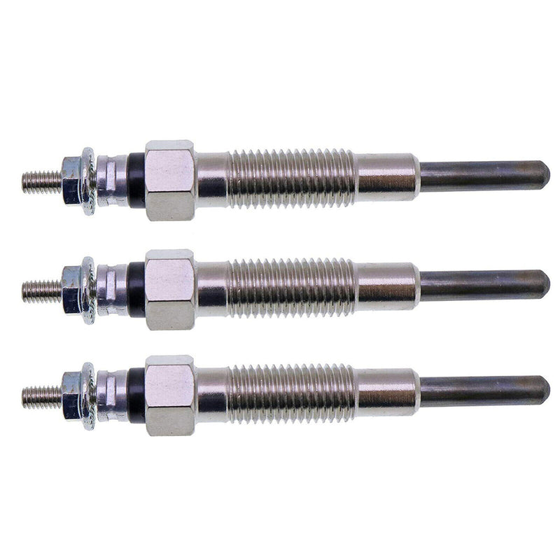DURAFORCE 3X 32A66-03100 Glow Plug For Mitsubishi S3L S3L2 Engine Forklift Compact Tractor