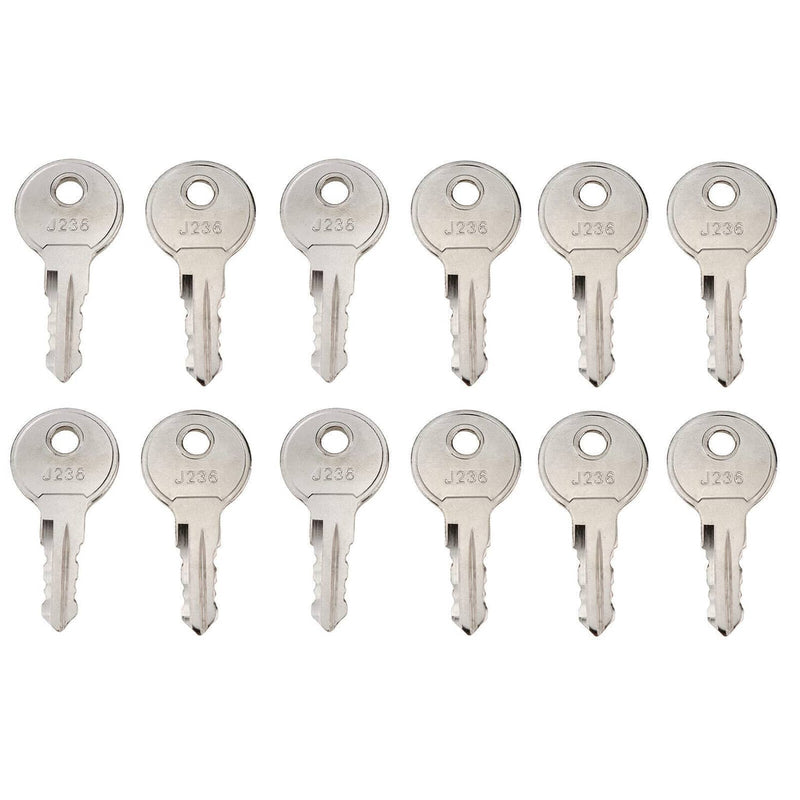 DURAFORCE Hot Sales 12PCS Door Lock Keys J236-A J236