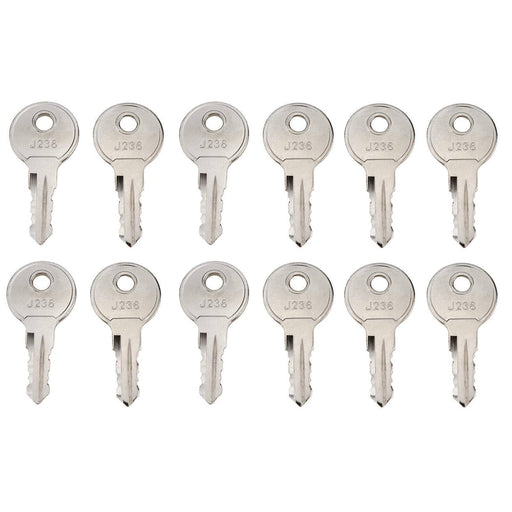 DURAFORCE Hot Sales 12PCS Door Lock Keys J236-A J236
