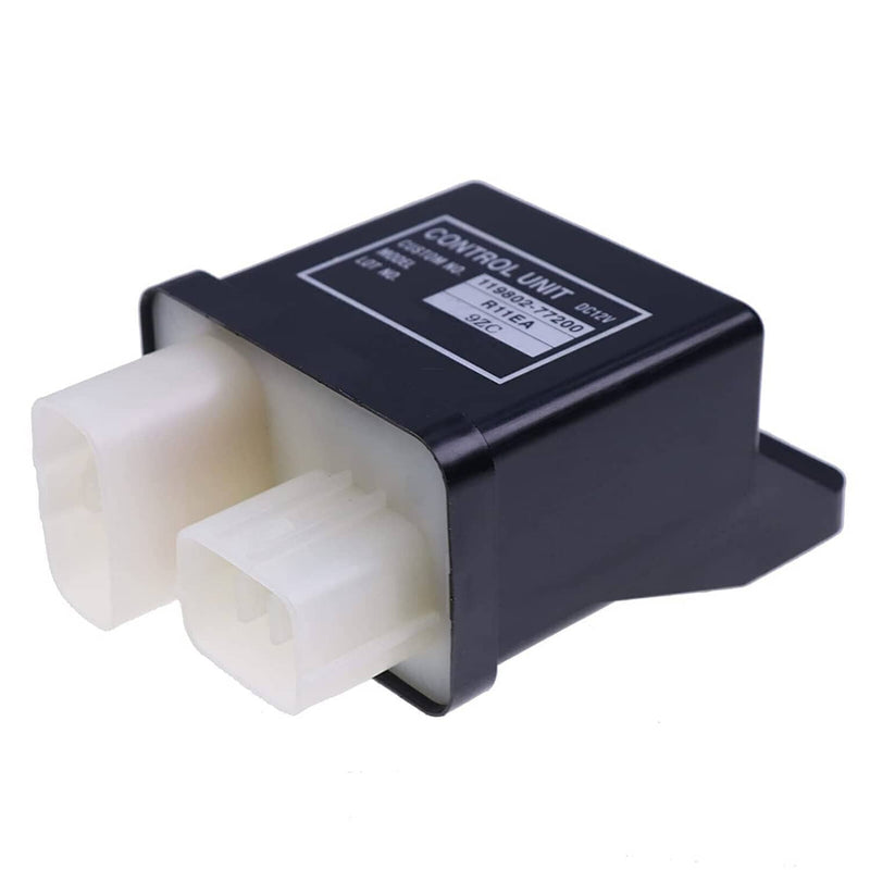DURAFORCE New Safe Relay 119802-77200 For Yanmar Control Unit Hitachi ZX-3 Excavator