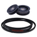 DURAFORCE Belt &V-Idler Pulley &Flat Pulley Kit GX20286 GX20287 GX20006 For John Deere 102