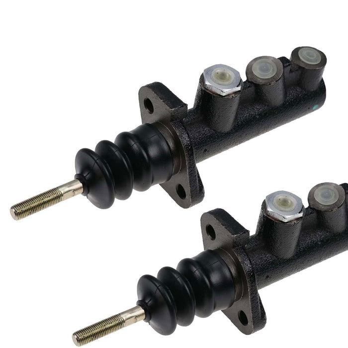 DURAFORCE 2PCS Brake Master Cylinder For Case 570LXT, 580K, 580 Super L, 580M, 590 Turbo