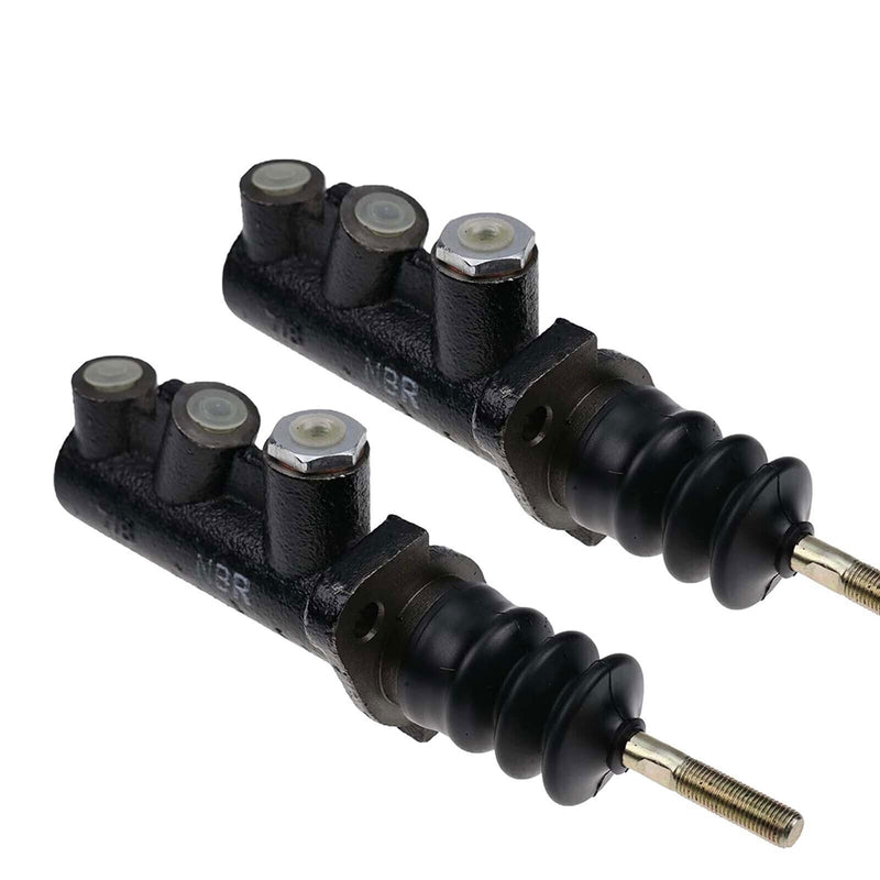 DURAFORCE 2PCS Brake Master Cylinder For Case 570LXT, 580K, 580 Super L, 580M, 590 Turbo