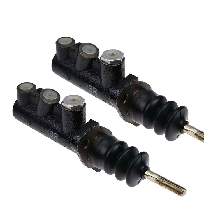 DURAFORCE 2PCS Brake Master Cylinder For Case 570LXT, 580K, 580 Super L, 580M, 590 Turbo