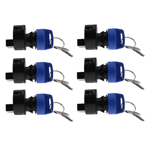 DURAFORCE 6PCS 86405635 Ignition Switch For New Holland TC35 TC35D TC40 TC40D TC45 TC45D