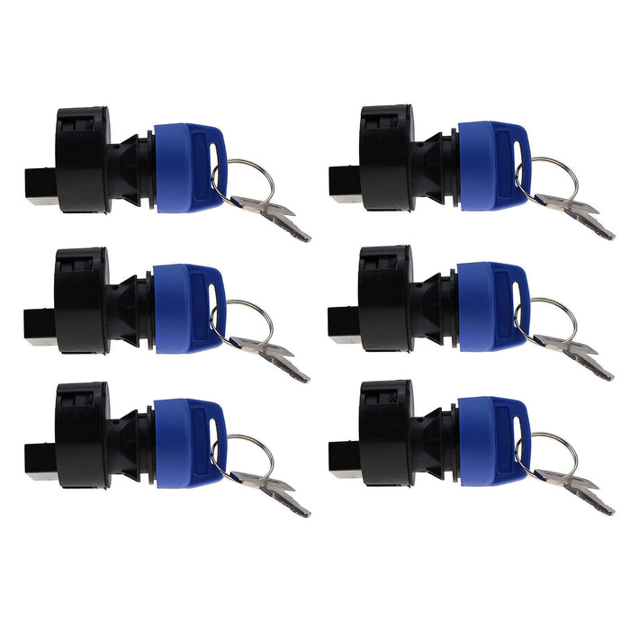 DURAFORCE 6PCS 86405635 Ignition Switch For New Holland TC35 TC35D TC40 TC40D TC45 TC45D