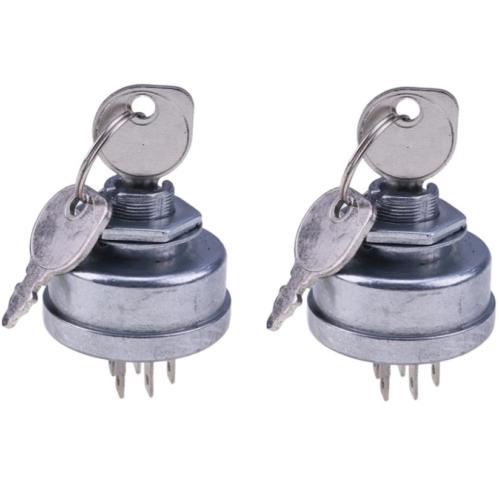 DURAFORCE 2PCS Ignition Switch 430-334 For Exmark 103-0206, 104-2541, 109-4736, 88-9830