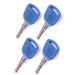 DURAFORCE 4X Ignition Keys 82030143 For Ford New Holland Tractor T5030 T5060 T6.125 TL90A