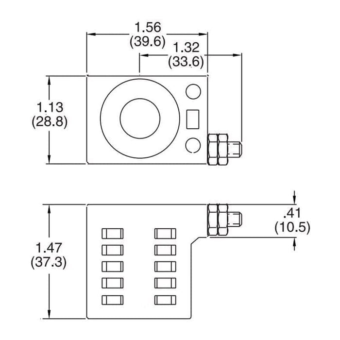 DURAFORCE Top 2PCS Solenoid Coil 10226-33 For Valve Stem Series 08, 80, 88, and 98