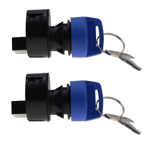 DURAFORCE 2PCS Ignition Switch 86405634 For New Holland Tractors TC35 TC35D TC40 TC40D