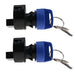 DURAFORCE 2PCS Ignition Switch 86405634 For New Holland Tractors TC35 TC35D TC40 TC40D