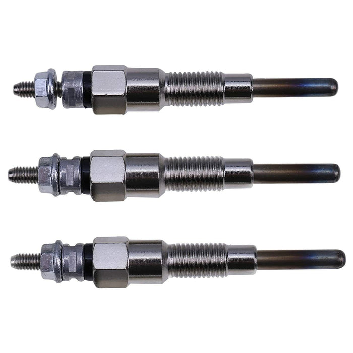 DURAFORCE 3X Glow Plug 16851-65510 16851-65512 for Kubota Engine D722/902/905 V1505 V1305