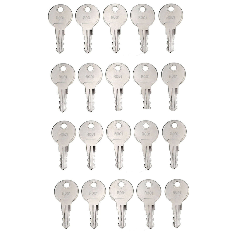 DURAFORCE 20PCS R001 RV Camper Trailer Keys 230012 For Southco RV Camper Trailer Key R001