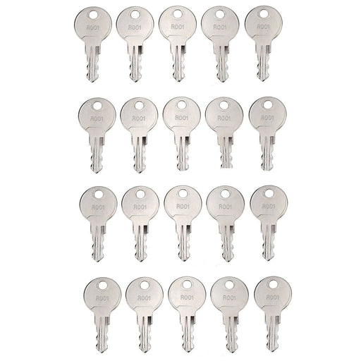 DURAFORCE 20PCS R001 RV Camper Trailer Keys 230012 For Southco RV Camper Trailer Key R001