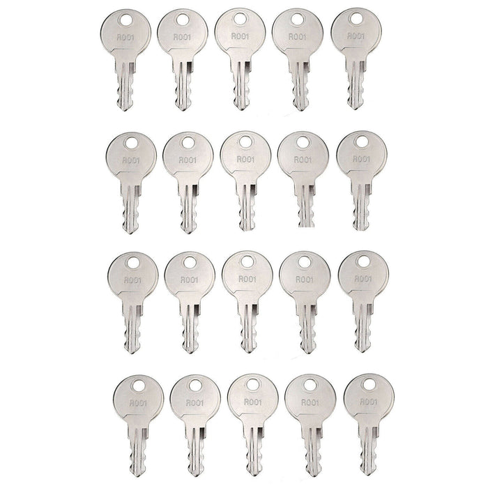 DURAFORCE 20PCS R001 RV Camper Trailer Keys 230012 For Southco RV Camper Trailer Key R001