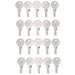 DURAFORCE 20PCS R001 RV Camper Trailer Keys 230012 For Southco RV Camper Trailer Key R001