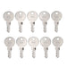 DURAFORCE 20PCS R001 RV Camper Trailer Keys 230012 For Southco RV Camper Trailer Key R001