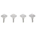 DURAFORCE 4 Ignition Keys IH382458R1 For Cub Cadet 104 124 105 125 106 126 147 128 129 149